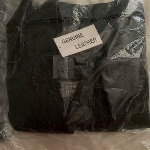 Women's Plus Size Leather Coat Size 24